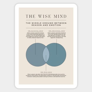 The Wise Mind Sticker